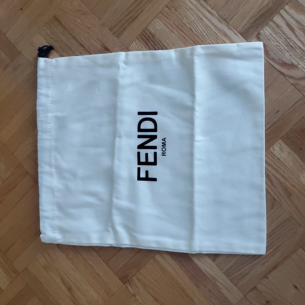 Fendi Cotton Dust Bag Dustbag Shoes Purse